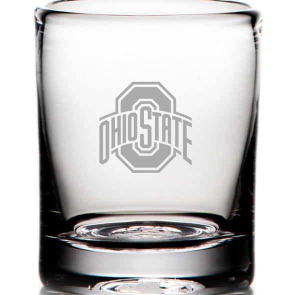 Ohio State Whiskey Glasses by Simon Pearce Shot #2