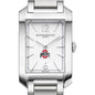 Ohio State Women's Baume et Mercier 35X22mm Hampton Watch with Silver Dial & Bracelet Shot #1