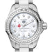 Ohio State Women's TAG Heuer Steel Aquaracer with Diamond Dial & Bezel