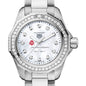 Ohio State Women's TAG Heuer Steel Aquaracer with Diamond Dial & Bezel Shot #1
