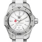 Ohio State Women's TAG Heuer Steel Aquaracer with Silver Dial Shot #1