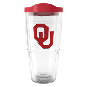 Oklahoma 24 oz. Tervis Tumblers with Emblem - Set of 2 Shot #1