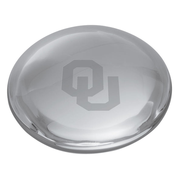 Oklahoma Glass Dome Paperweight by Simon Pearce Shot #2