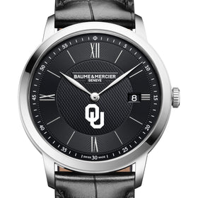 Oklahoma Men's Baume et Mercier 40mm Classima Quartz Watch with Black Dial & Black Leather Strap Shot #1
