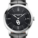 Oklahoma Men's Baume et Mercier 40mm Classima Quartz Watch with Black Dial & Black Leather Strap