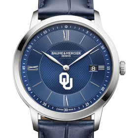Oklahoma Men's Baume et Mercier 40mm Classima Quartz Watch with Blue Dial & Dark Blue Leather Strap Shot #1