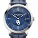 Oklahoma Men's Baume et Mercier 40mm Classima Quartz Watch with Blue Dial & Dark Blue Leather Strap