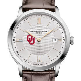 Oklahoma Men's Baume et Mercier 40mm Classima Quartz Watch with Silver Dial & Dark Brown Leather Strap Shot #1