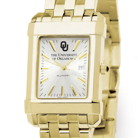 Oklahoma Men's Gold Watch with 2-Tone Dial & Bracelet at M.LaHart & Co. Shot #1