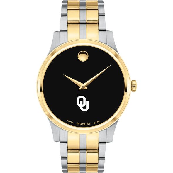 Oklahoma Men's Movado Collection Two-Tone Watch with Black Dial Shot #2