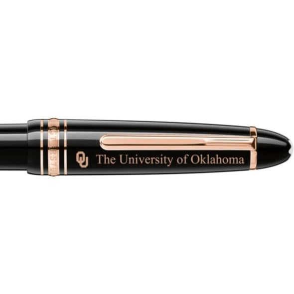 Oklahoma Montblanc Meisterstück LeGrand Ballpoint Pen in Red Gold Shot #2
