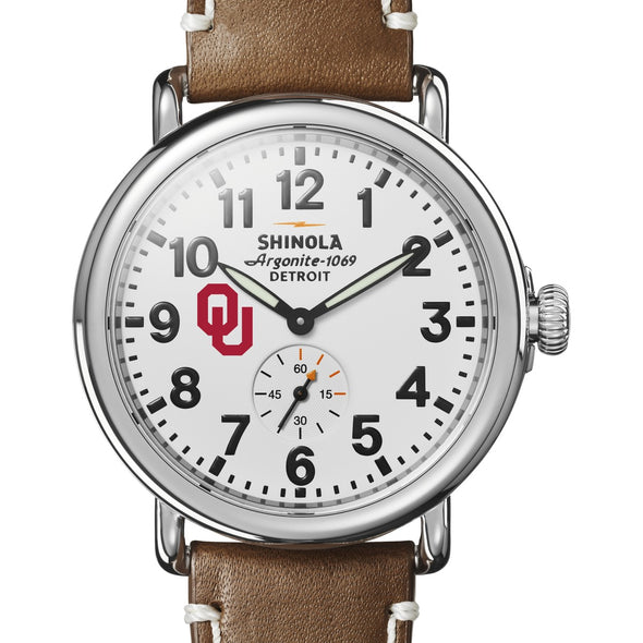 Oklahoma Shinola Watch, The Runwell 41 mm White Dial Shot #1