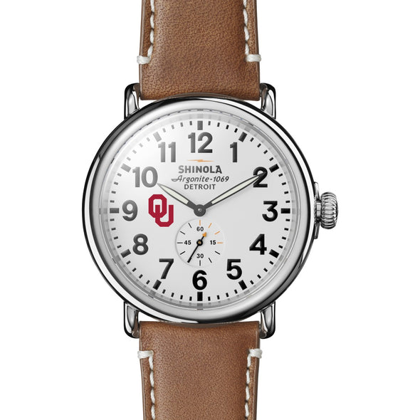 Oklahoma Shinola Watch, The Runwell 47 mm White Dial Shot #2
