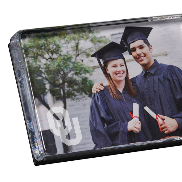 Oklahoma Simon Pearce Glass Photo Block Shot #2