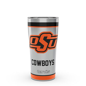 Oklahoma State 20 oz. Stainless Steel Tervis Tumblers with Hammer Lids - Set of 2 Shot #1