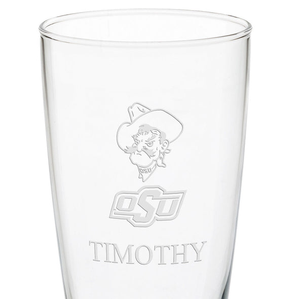 Oklahoma State 20oz Pilsner Glasses - Set of 2 Shot #3