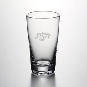 Oklahoma State Ascutney Pint Glasses by Simon Pearce Shot #1