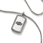 Oklahoma State Dog Tag by John Hardy with Box Chain Shot #3