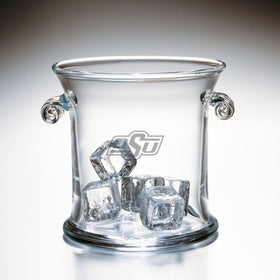 Oklahoma State Glass Ice Bucket by Simon Pearce Shot #1