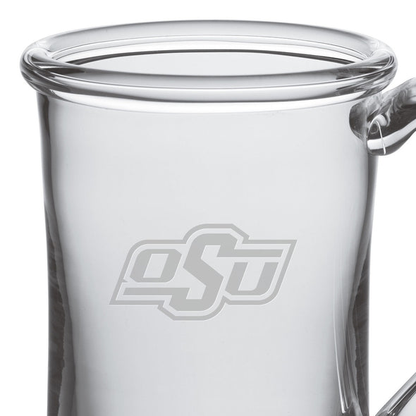 Oklahoma State Glass Tankard by Simon Pearce Shot #2