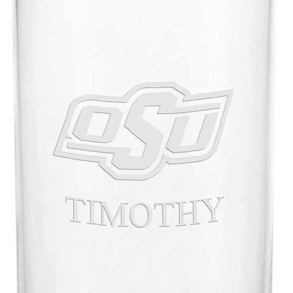 Oklahoma State Iced Beverage Glasses - Set of 4 Shot #3