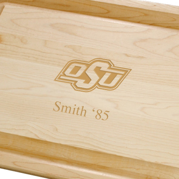 Oklahoma State Maple Cutting Board Shot #2