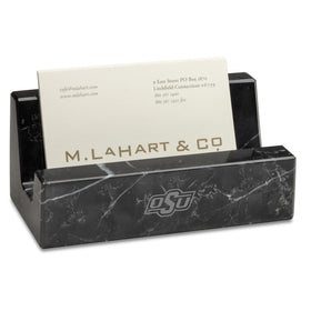Oklahoma State Marble Business Card Holder Shot #1