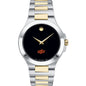 Oklahoma State Men's Movado Collection Two-Tone Watch with Black Dial Shot #2