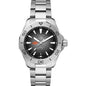 Oklahoma State Men's TAG Heuer Steel Automatic Aquaracer with Black Dial Shot #2