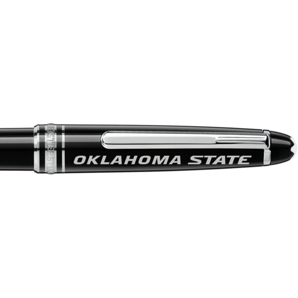 Oklahoma State Montblanc Meisterstück Classique Ballpoint Pen in Platinum Shot #2