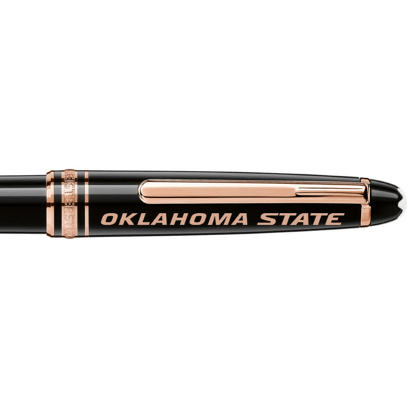 Oklahoma State Montblanc Meisterstück Classique Ballpoint Pen in Red Gold Shot #2