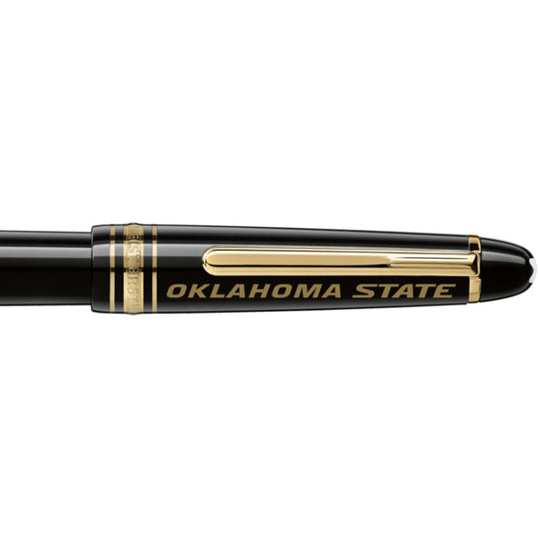 Oklahoma State Montblanc Meisterstück Classique Fountain Pen in Gold Shot #2