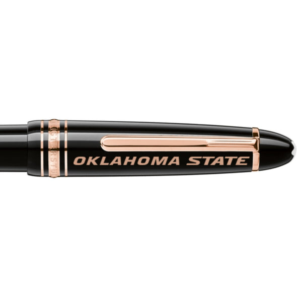 Oklahoma State Montblanc Meisterstück LeGrand Ballpoint Pen in Red Gold Shot #2