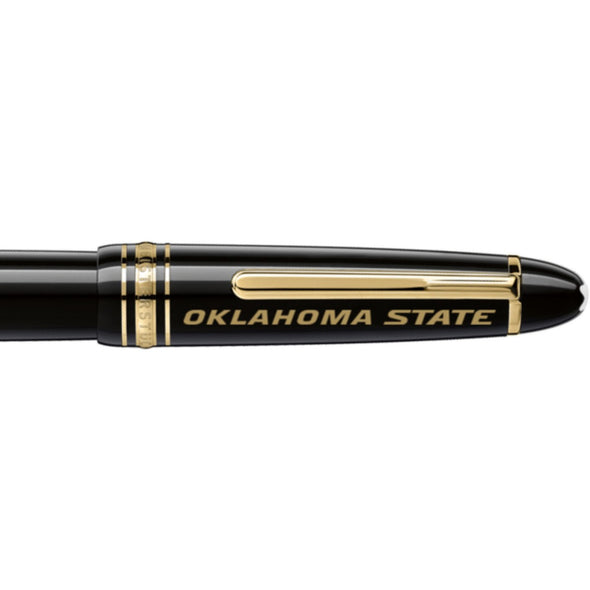 Oklahoma State Montblanc Meisterstück LeGrand Rollerball Pen in Gold Shot #2