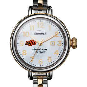 Oklahoma State Shinola Watch, The Birdy 34 mm MOP Dial Shot #1