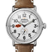 Oklahoma State Shinola Watch, The Runwell 41 mm White Dial