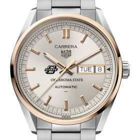 Oklahoma State TAG Heuer Carrera Automatic Day-Date 18K 5N Rose Gold Shot #1