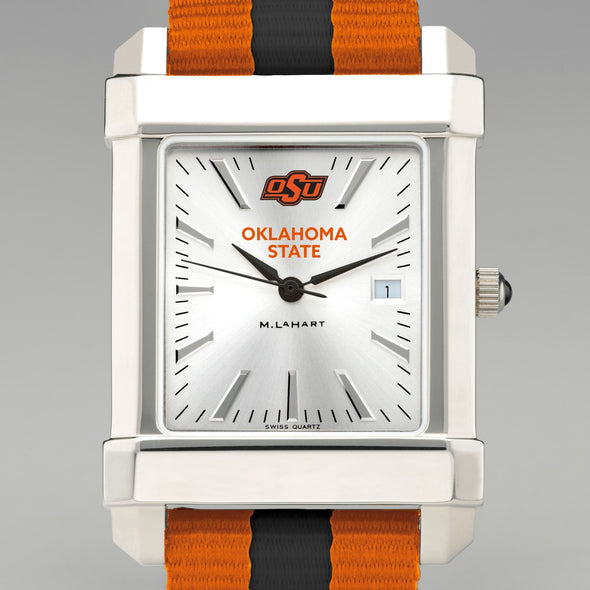 Oklahoma State University Collegiate Watch with RAF Nylon Strap for Men Shot #1