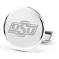 Oklahoma State University Cufflinks in Sterling Silver Shot #2