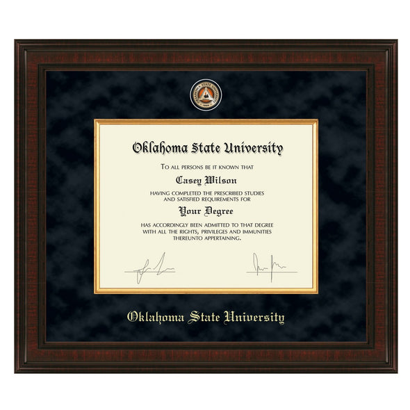 Oklahoma State University Diploma Frame - Excelsior Shot #1