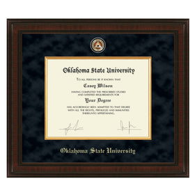 Oklahoma State University Diploma Frame - Excelsior Shot #1