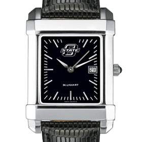 Oklahoma State University Men's Black Quad with Leather Shot #1