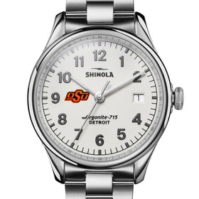 Oklahoma State University Shinola Watch, The Vinton 38 mm Alabaster Dial at M.LaHart & Co. Shot #1