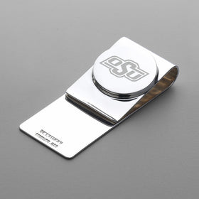 Oklahoma State University Sterling Silver Money Clip Shot #1