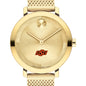 Oklahoma State University Women's Movado Bold Gold with Mesh Bracelet Shot #1
