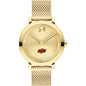 Oklahoma State University Women's Movado Bold Gold with Mesh Bracelet Shot #2