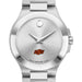 Oklahoma State Women's Movado Collection Stainless Steel Watch with Silver Dial
