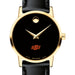 Oklahoma State Women's Movado Gold Museum Classic Leather