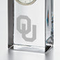 Oklahoma Tall Glass Desk Clock by Simon Pearce Shot #2