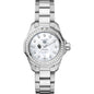 Oklahoma Women's TAG Heuer Steel Aquaracer with Diamond Dial & Bezel Shot #2